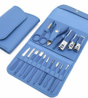 16Pcs Manicure Set Stainless Steel Nail Clippers Kit And Pedicure