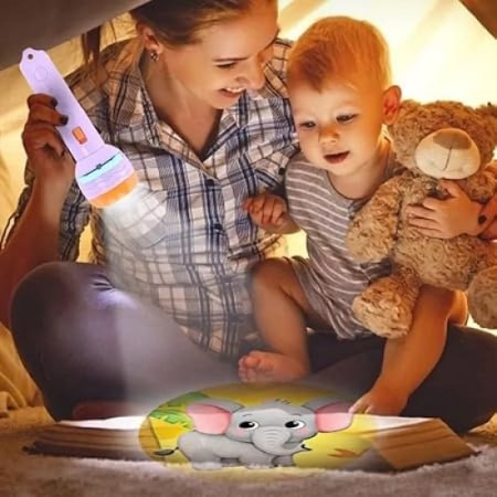 2in1 Kids Projector Torch বাচ্চাদের খেলনা